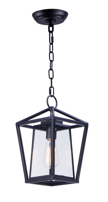 Maxim 3179CLBK Artisan One Light Outdoor Hanging Lantern, Black Main Image.jpg