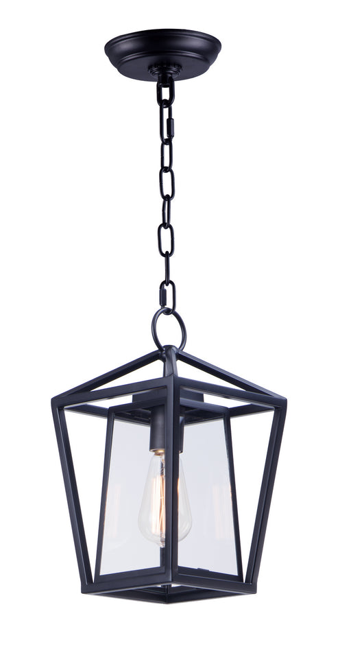 Maxim 3179CLBK Artisan One Light Outdoor Hanging Lantern, Black Main Image.jpg