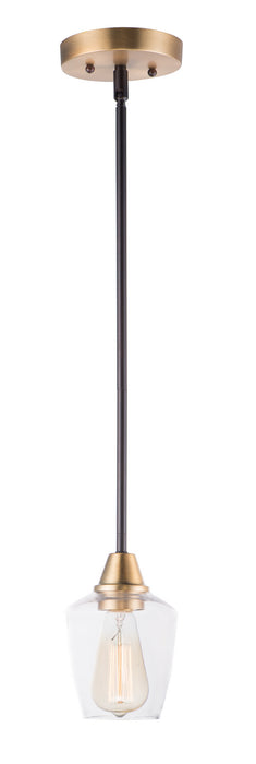 Maxim 96120CLBZAB Goblet One Light Mini Pendant, Bronze / Antique Brass Main Image.jpg
