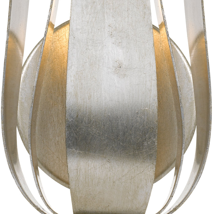 Crystorama 511-SA Broche One Light Wall Sconce Antique Silver Alternate Image 2.jpg