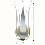 Crystorama 511-SA Broche One Light Wall Sconce Antique Silver Alternate Image 4.jpg
