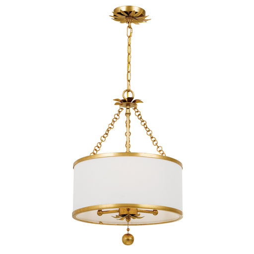 Crystorama 513-GA Broche Three Light Chandelier Antique Gold Main Image.jpg