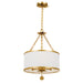 Crystorama 513-GA Broche Three Light Chandelier Antique Gold Main Image.jpg