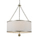 Crystorama 518-SA Broche Six Light Chandelier Antique Silver Main Image.jpg