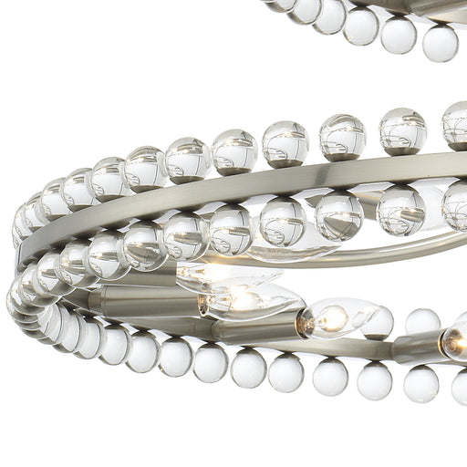 Crystorama CLO-8890-BN Clover 24 Light Chandelier Brushed Nickel Alternate Image.jpg