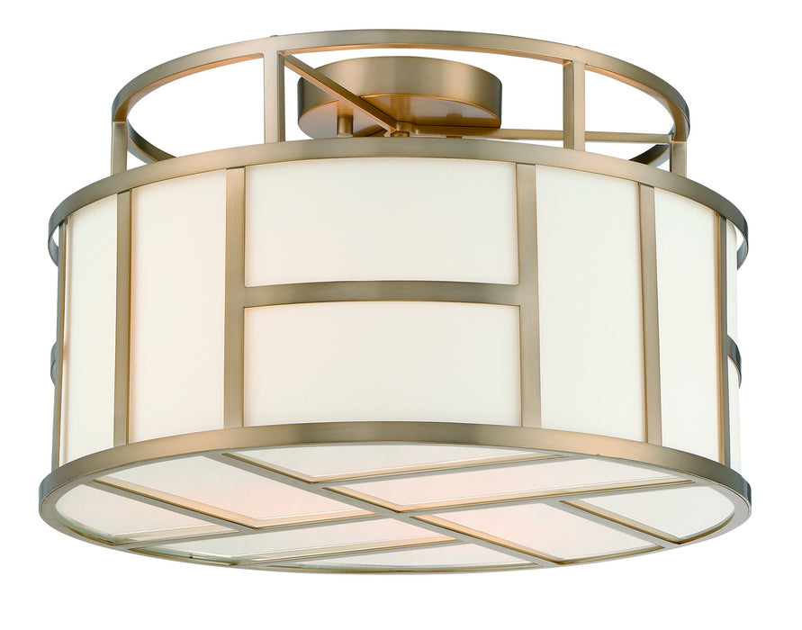 Crystorama DAN-400-VG Danielson Three Light Semi Flush Mount Vibrant Gold Main Image.jpg