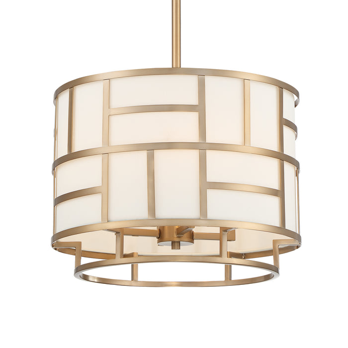 Crystorama DAN-404-VG Danielson Four Light Chandelier Vibrant Gold Main Image.jpg