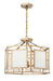 Crystorama HIL-995-VG Hillcrest Six Light Chandelier Vibrant Gold Main Image.jpg