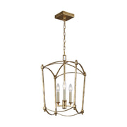 Visual Comfort Studio F3321/3ADB Thayer Three Light Lantern, Antique Gild Main Image.jpg