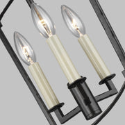 Visual Comfort Studio F3321/3SMS Thayer Three Light Lantern, Smith Steel Alternate Image 3.jpg
