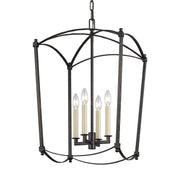 Visual Comfort Studio F3322/4SMS Thayer Four Light Lantern, Smith Steel Alternate Image.jpg