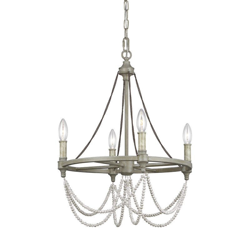 Visual Comfort Studio F3331/4FWO/DWW Beverly Four Light Chandelier, French Washed Oak / Distressed White Wood Alternate Image.jpg