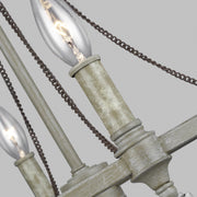 Visual Comfort Studio F3331/4FWO/DWW Beverly Four Light Chandelier, French Washed Oak / Distressed White Wood Alternate Image 2.jpg
