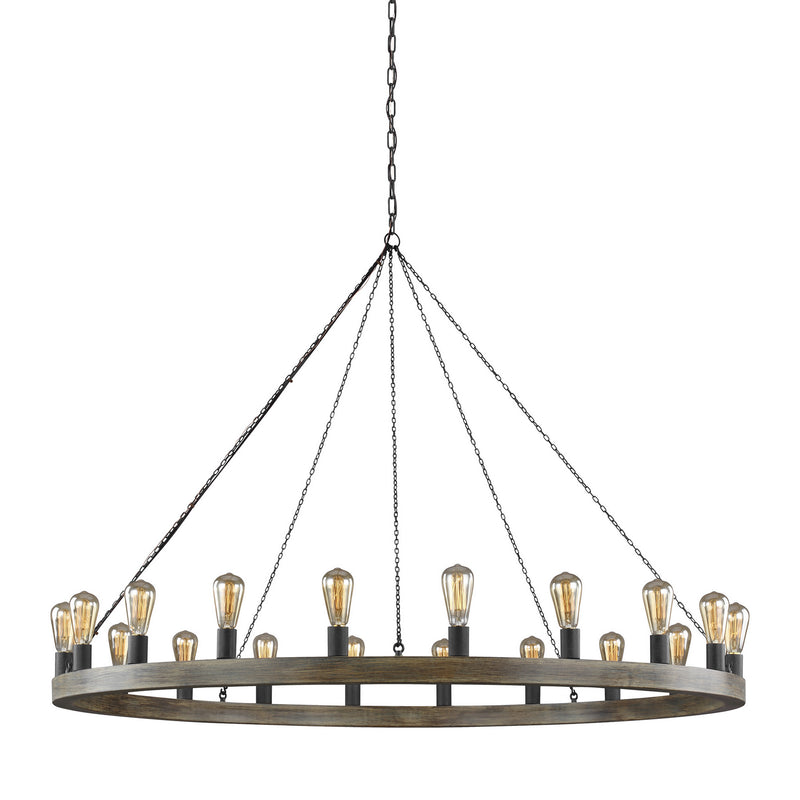Visual Comfort Studio F3933/20WOW/AF Avenir 20 Light Chandelier, Weathered Oak Wood / Antique Forged Iron Alternate Image.jpg