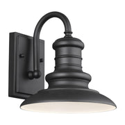 Generation Lighting OL8600TXB Redding Station One Light Outdoor Wall Lantern, Textured Black Main Image.jpg