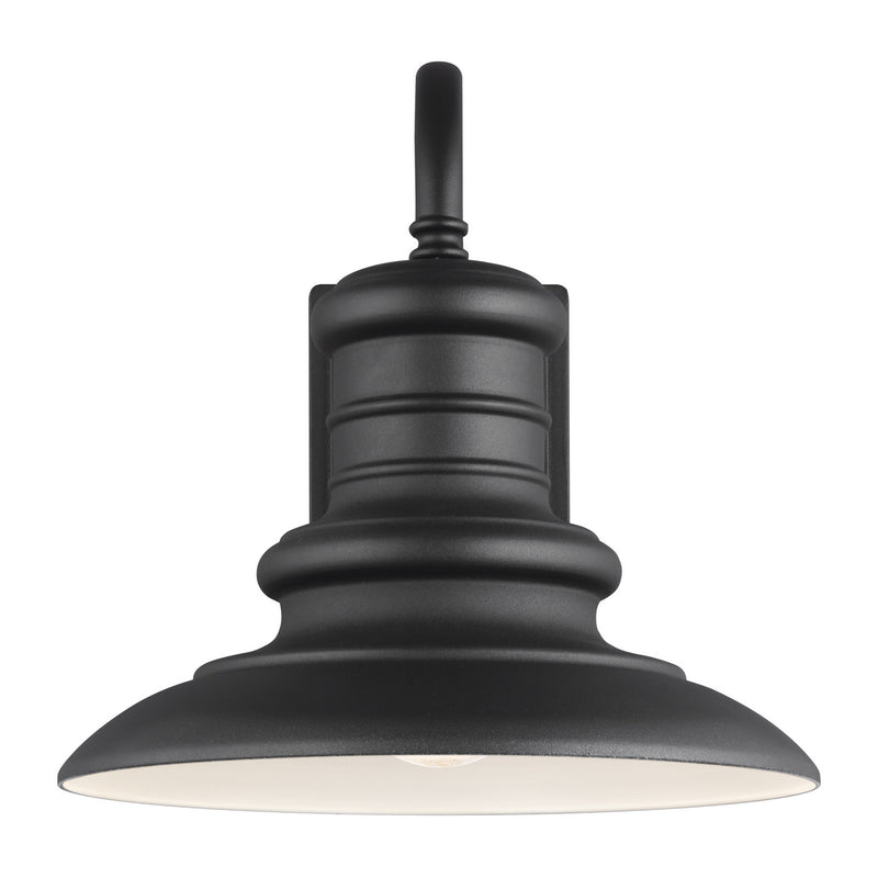 Generation Lighting OL8601TXB Redding Station One Light Outdoor Wall Lantern, Textured Black Alternate Image.jpg