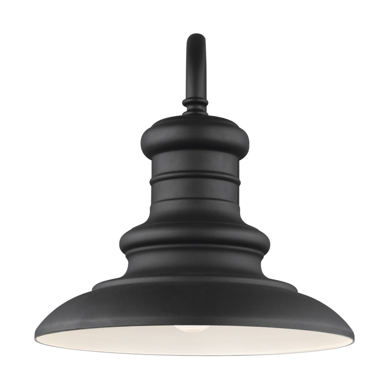Generation Lighting OL9004TXB Redding Station One Light Outdoor Wall Lantern, Textured Black Alternate Image.jpg