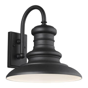 Generation Lighting OL9004TXB Redding Station One Light Outdoor Wall Lantern, Textured Black Main Image.jpg