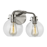 Visual Comfort Studio VS24402PN/TXB Clara Two Light Vanity, Polished Nickel/Textured Black Alternate Image.jpg