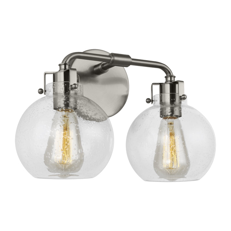 Visual Comfort Studio VS24402PN/TXB Clara Two Light Vanity, Polished Nickel/Textured Black Alternate Image.jpg
