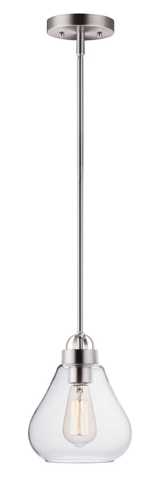 Maxim 10091CLSN Dianne One Light Pendant, Satin Nickel Main Image.jpg