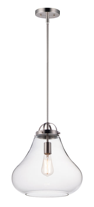 Maxim 10093CLSN Stella One Light Pendant, Satin Nickel Main Image.jpg