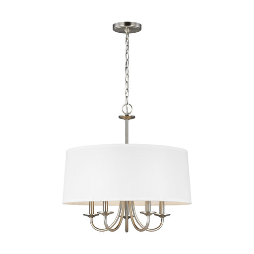 Generation Lighting 3320205EN-962 Seville Five Light Chandelier, Brushed Nickel Main Image.jpg