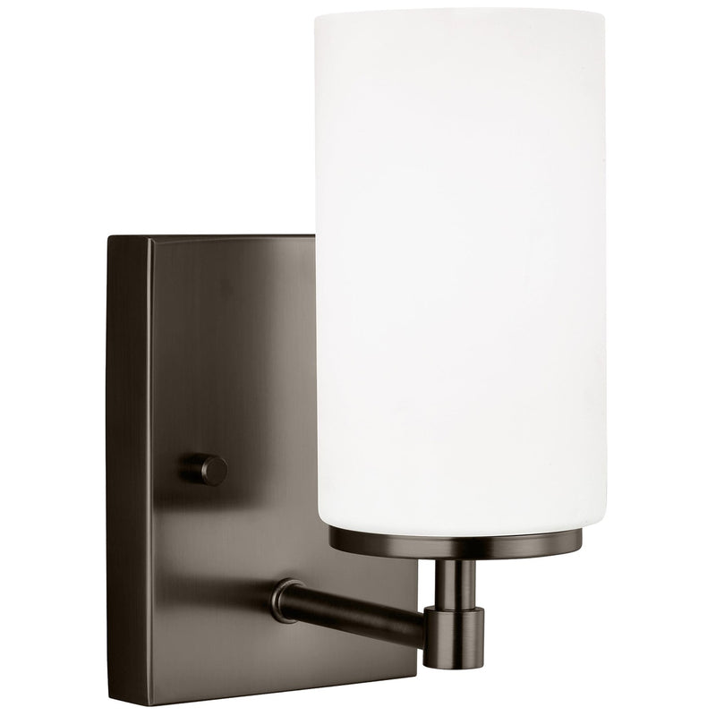 Generation Lighting 4124601EN3-778 Alturas One Light Wall / Bath Sconce, Brushed Oil Rubbed Bronze Main Image.jpg