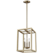 Generation Lighting 5134503-848 Moffet Street Three Light Hall / Foyer Pendant, Satin Brass Main Image.jpg