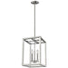 Generation Lighting 5134503-962 Moffet Street Three Light Hall / Foyer Pendant, Brushed Nickel Main Image.jpg