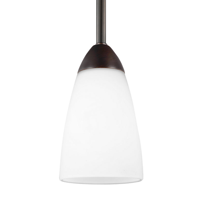 Generation Lighting 6120201-710 Seville One Light Mini-Pendant, Bronze Alternate Image.jpg