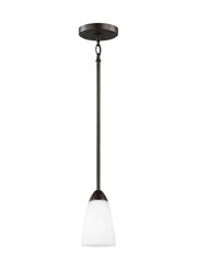 Generation Lighting 6120201-710 Seville One Light Mini-Pendant, Bronze Main Image.jpg