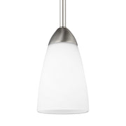 Generation Lighting 6120201-962 Seville One Light Mini-Pendant, Brushed Nickel Alternate Image.jpg