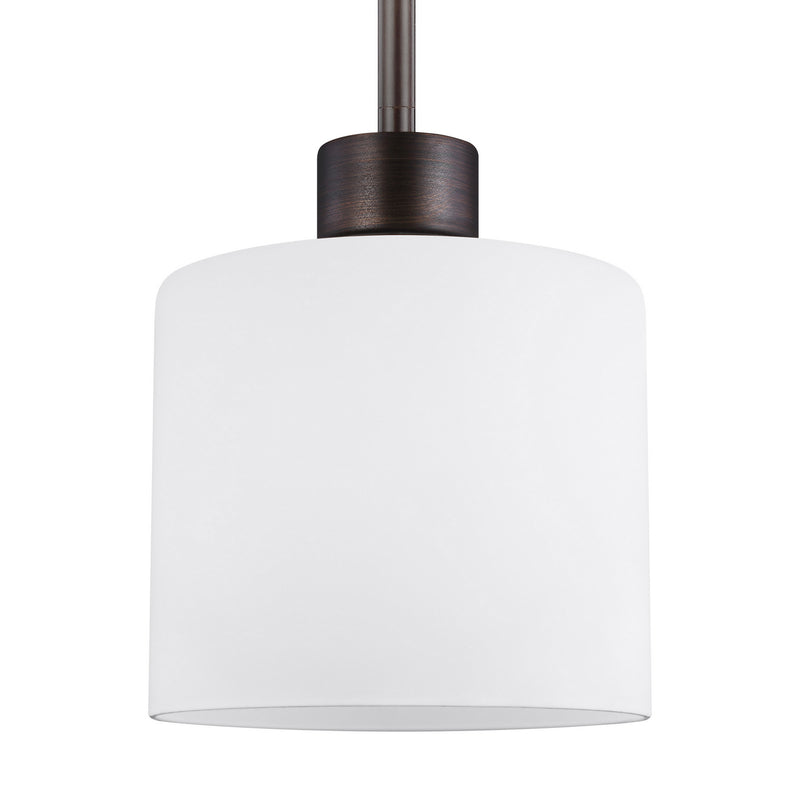 Generation Lighting 6128801-710 Canfield One Light Mini-Pendant, Bronze Alternate Image.jpg