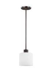 Generation Lighting 6128801-710 Canfield One Light Mini-Pendant, Bronze Main Image.jpg