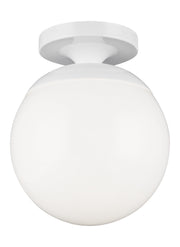 Visual Comfort Studio 7518-15 Leo - Hanging Globe One Light Wall / Ceiling Semi-Flush Mount, White Main Image.jpg