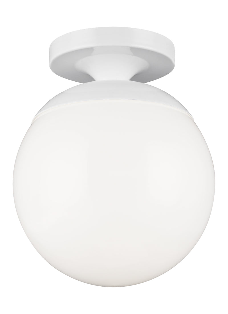 Visual Comfort Studio 7518EN3-15 Leo - Hanging Globe One Light Wall / Ceiling Semi-Flush Mount, White Main Image.jpg