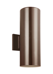 Visual Comfort Studio 8313802-10 Outdoor Cylinders Two Light Outdoor Wall Lantern, Bronze Main Image.jpg