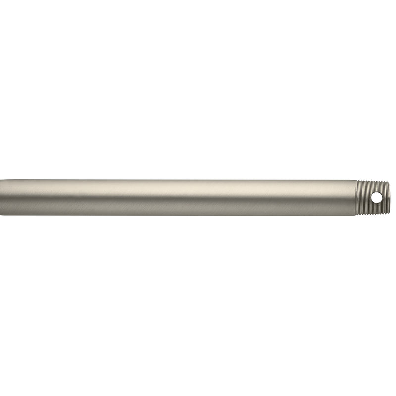 Kichler 360001NI Fan Down Rod, Brushed Nickel