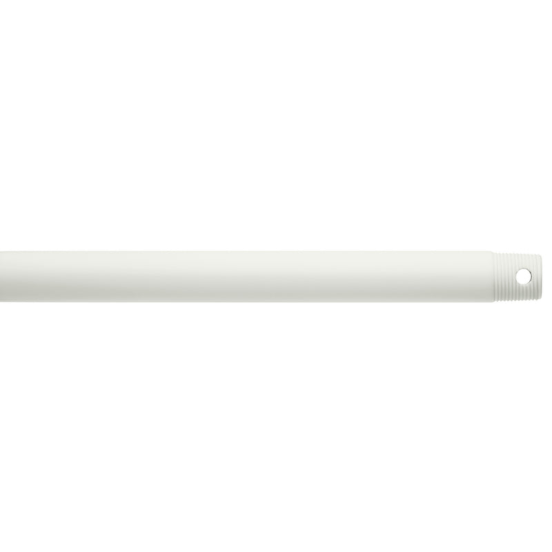 Kichler 360004MWH Fan Down Rod, Matte White