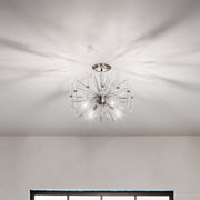 Kichler 44277PN Four Light Semi Flush Mount, Polished Nickel (6)