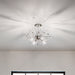 Kichler 44277PN Eris Four Light Semi Flush Mount, Polished Nickel Alternate Image.jpg