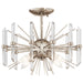 Kichler 44277PN Eris Four Light Semi Flush Mount, Polished Nickel Main Image.jpg