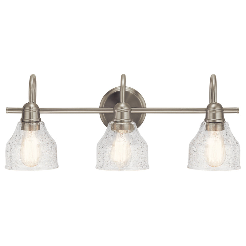 Kichler 45973NI Three Light Bath, Brushed Nickel