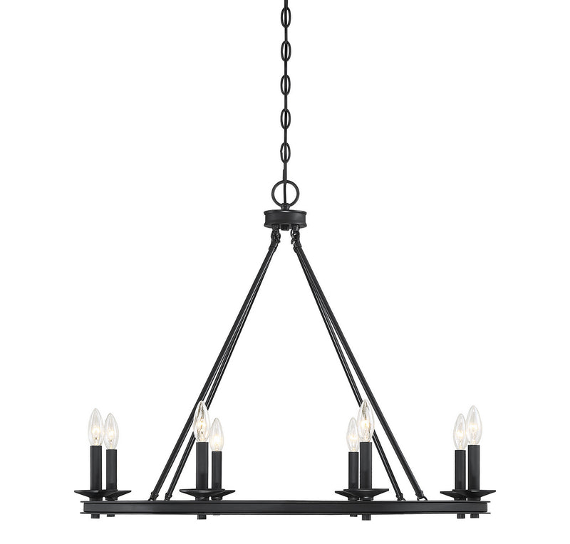Savoy House 1-308-8-44 Eight Light Chandelier, Classic Bronze