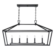 Savoy House 1-324-5-44 Five Light Linear Chandelier, Classic Bronze (3)