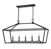 Savoy House 1-324-5-44 Five Light Linear Chandelier, Classic Bronze (4)