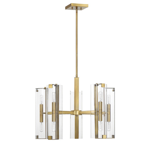 Savoy House 1-9772-10-322 Ten Light Chandelier, Warm Brass (2)