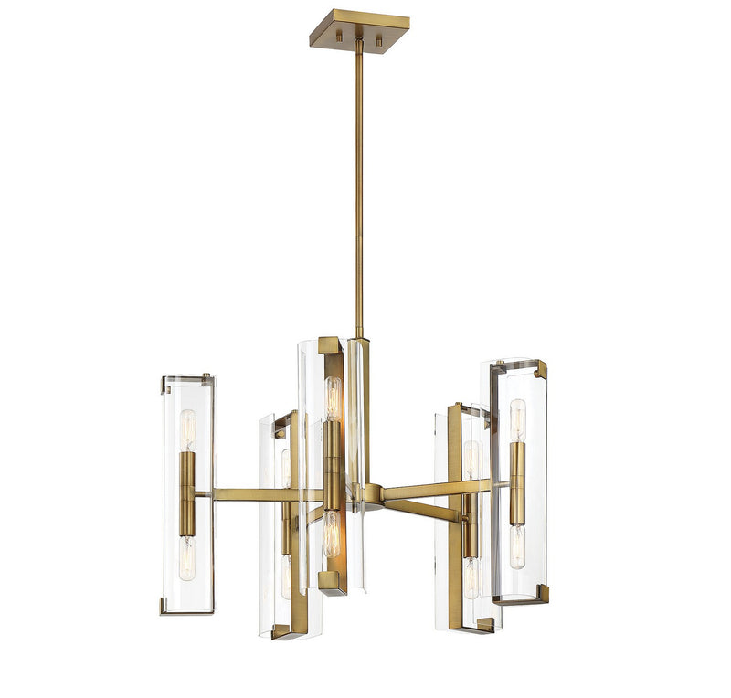 Savoy House 1-9772-10-322 Ten Light Chandelier, Warm Brass (5)