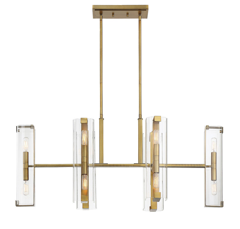 Savoy House 1-9773-12-322 12 Light Chandelier, Warm Brass (6)